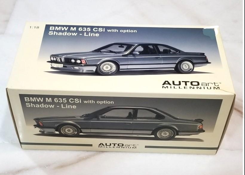 オートアート/AUTO art MILLENNIUM BMW M635 CSi SHADOW LINE 1/18