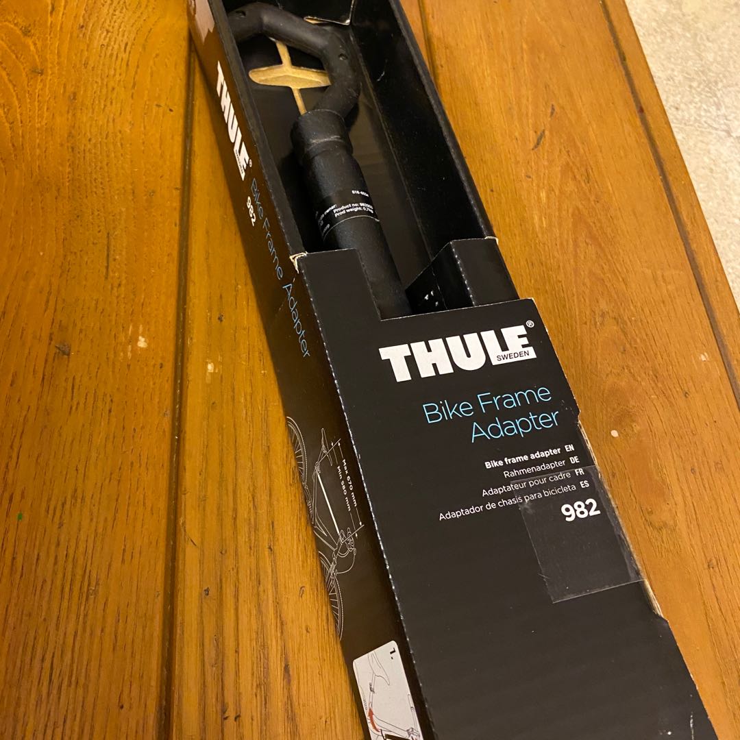 bicycle frame adapter in silver by thule