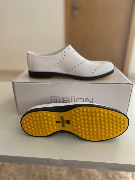 Brand New Biion Footwear Golf Smart Shoes White Uk9 Us10 Eu43 Women S Fashion Footwear Sneakers On Carousell