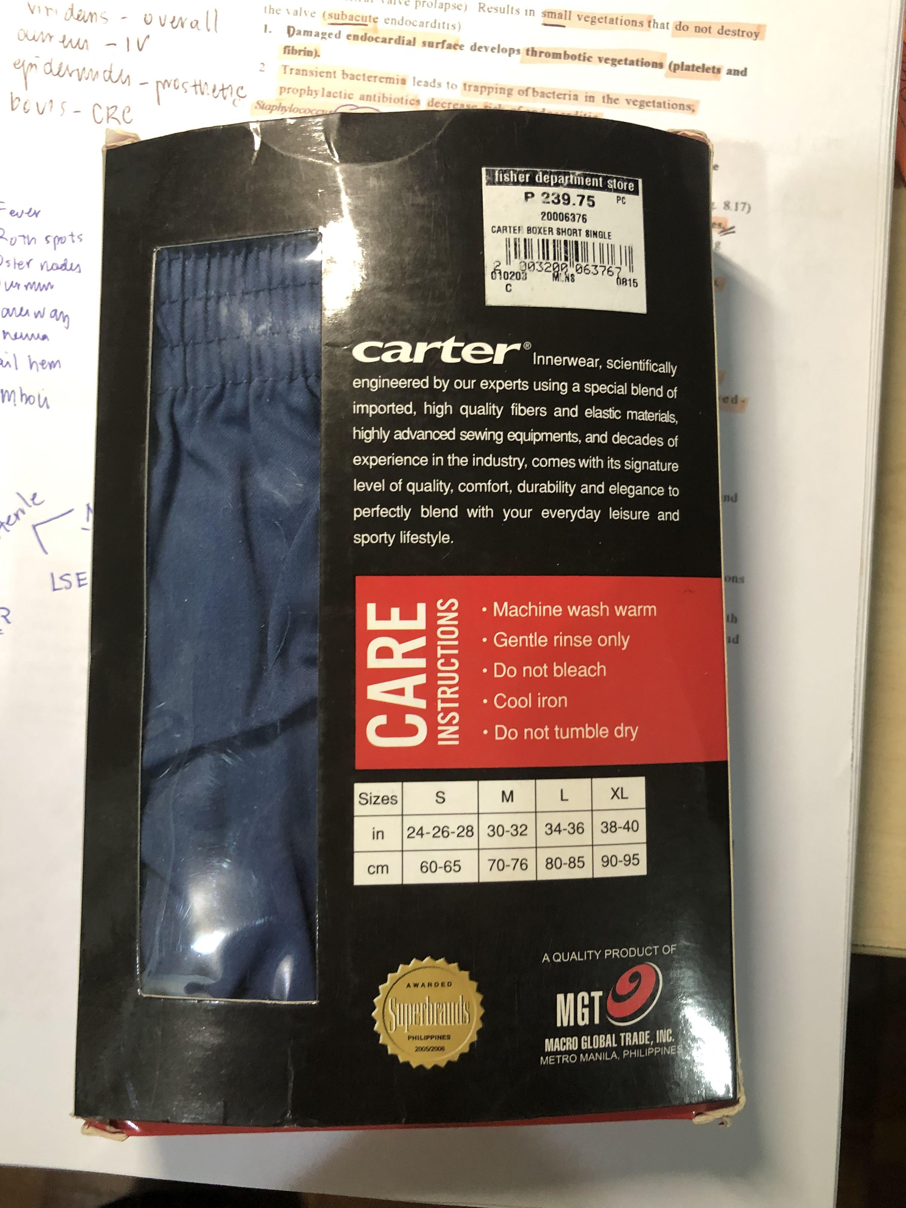 Carter clearance boxer shorts