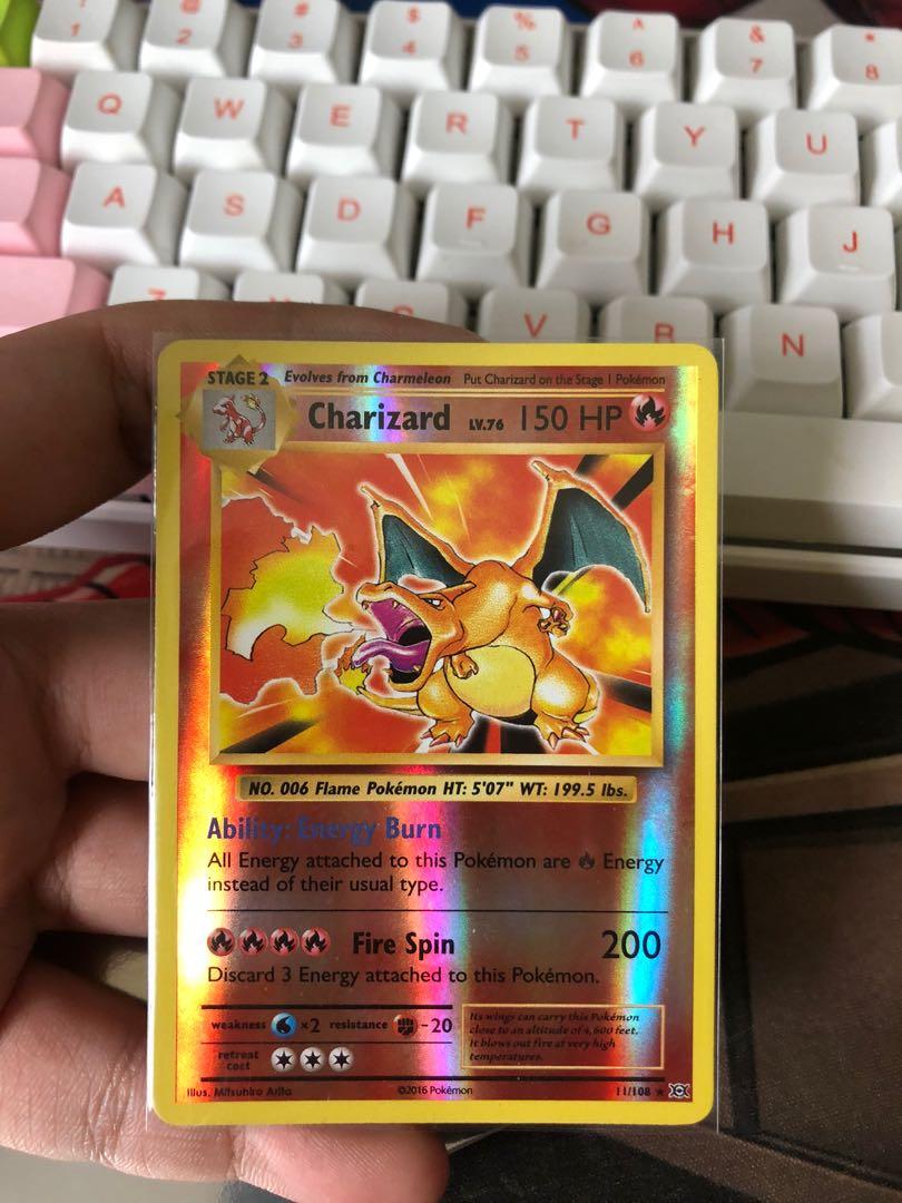 Charizard Xy Evo Rh Nm Hobbies Toys Toys Games Board Games Cards On Carousell