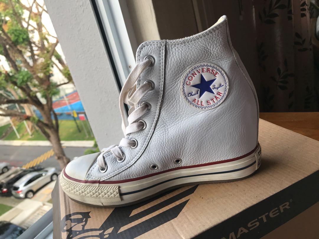 White wedge converse outlet