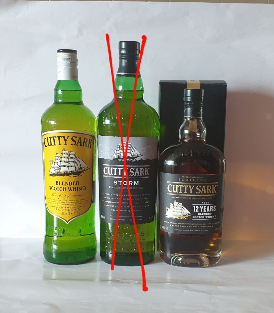 Cutty Sark Blend Cutty Sark 12 Years Old Food Drinks Beverages On Carousell