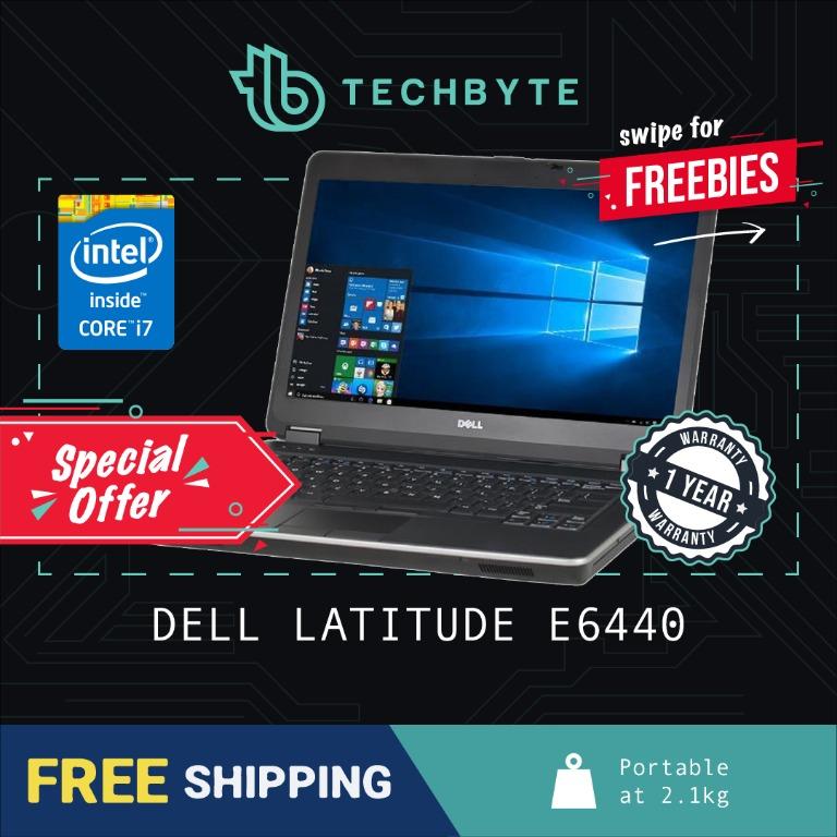 Dell Latitude E6440 14 Core I7 4600m 8gb Ram 128gb Ssd Electronics Computers Laptops On Carousell