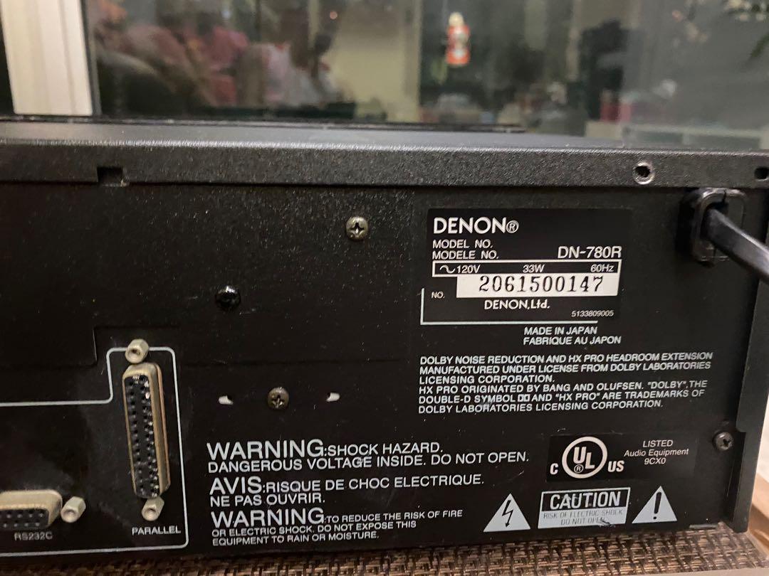 Denon DN780R Dual well, 2Head Cassette Recorder, Audio, Other Audio