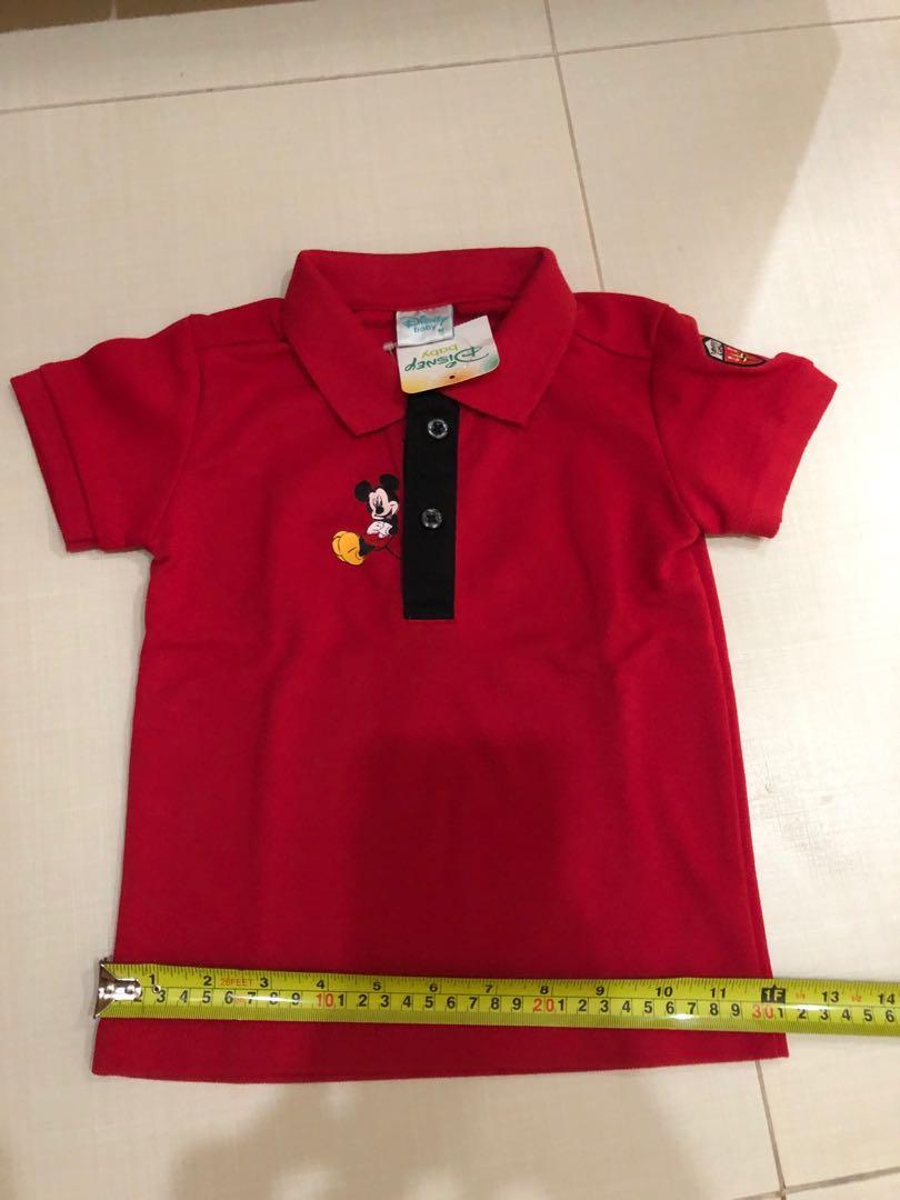 red polo shirt 2-3 years
