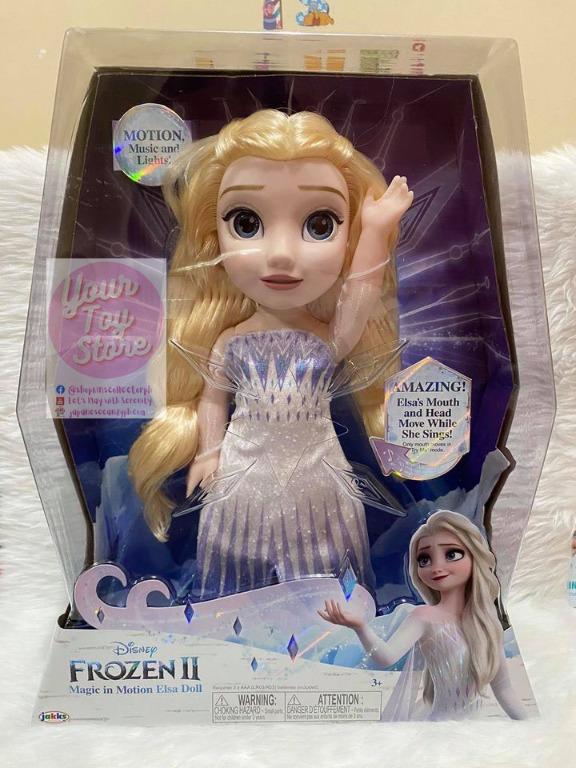 frozen magic in motion doll