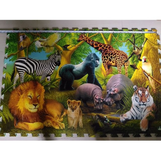 Foam puzzle floor mat (ELC) jungle theme, Babies & Kids, Infant