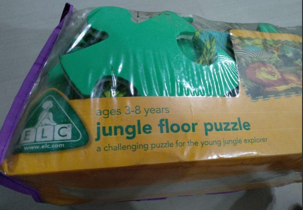 Foam puzzle floor mat (ELC) jungle theme, Babies & Kids, Infant