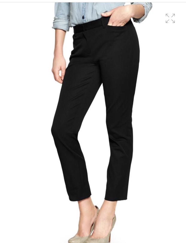 gap cropped trousers