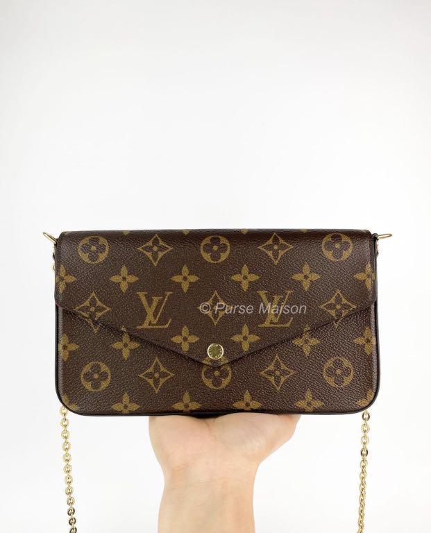 Good as New! Louis vuitton Pochette felicie bought in LV Solaire