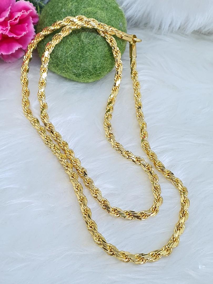 Indian Gold Plated Thick Chain for Daily wear