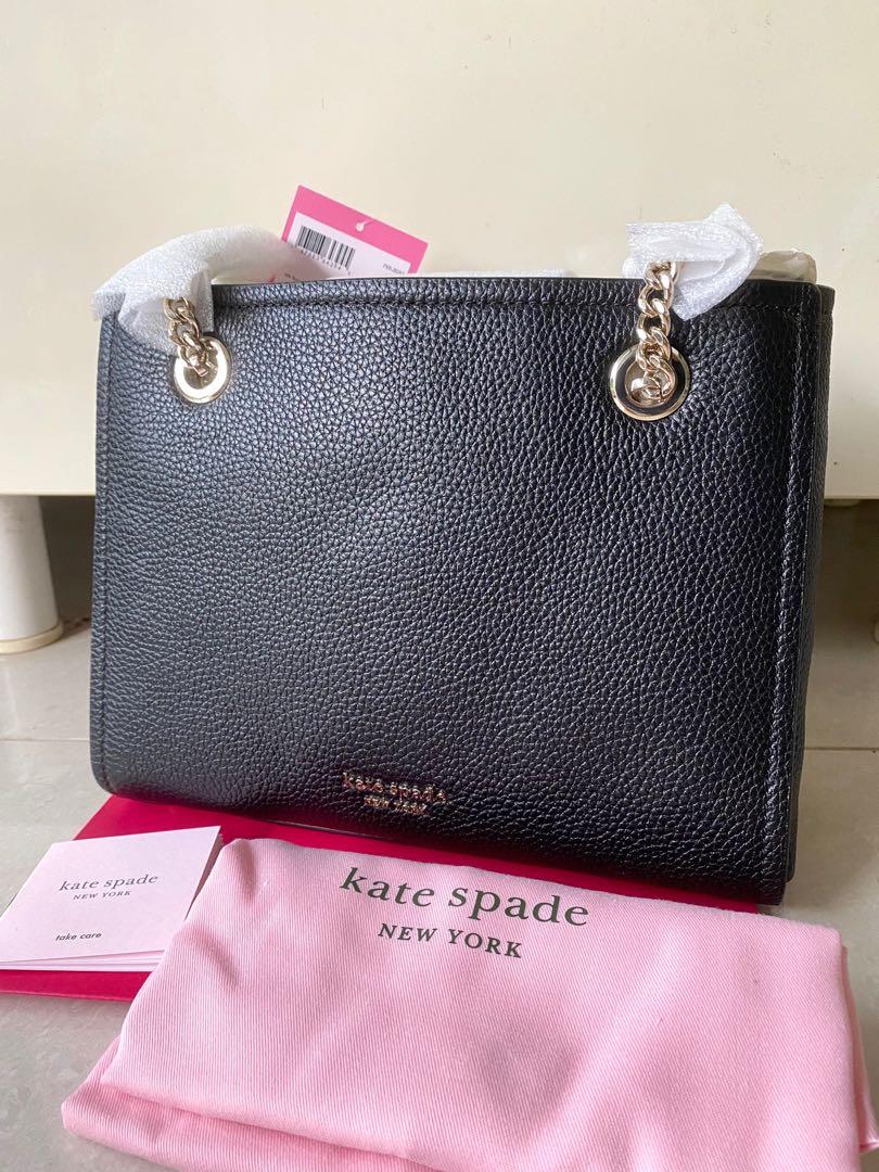 LAST PIECE INSTOCK Kate Spade Amelia Pebble Small Tote Handbag Shoulder Bag Black