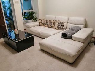 Italien Full Leather Sofa Very Good Conditions 90 Discount Furniture Sofas On Carousell