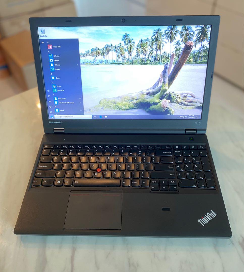 Lenovo Thinkpad T540p 15 6 Hd Intel Core I7 4600m 8gb Ram 256gb Ssd Electronics Computers Laptops On Carousell
