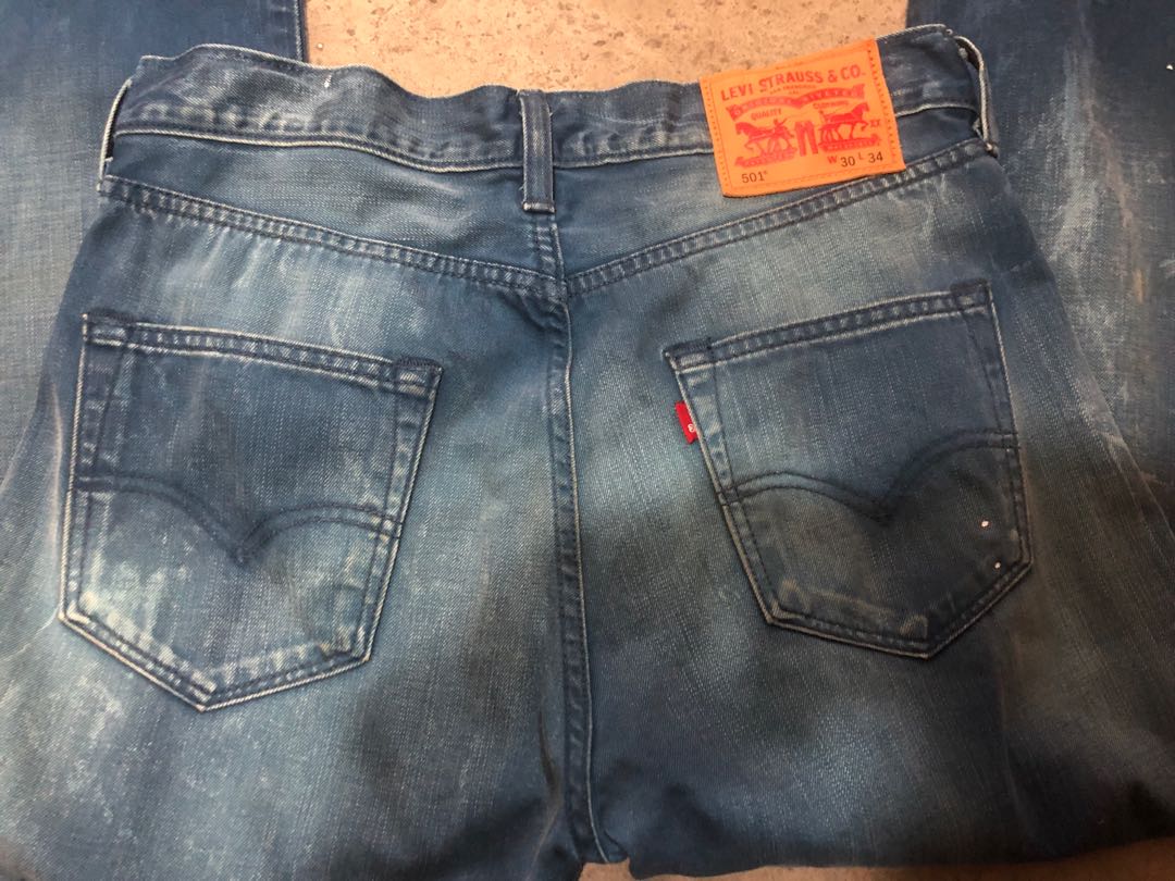 Stylish Washed Denim Pants 