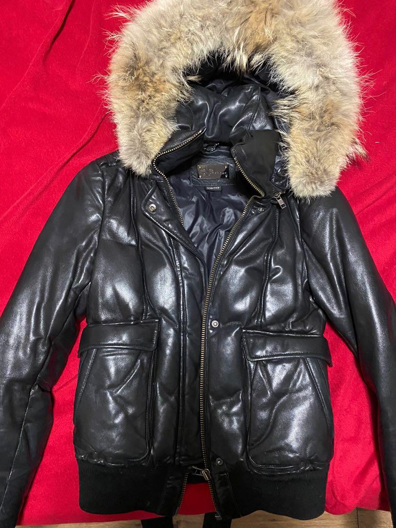 Mackage genuine leather down winter jacket xxs (Category: Clothes) located in Toronto. Submitted by nan12345678 (Listing ID 1051435706, Image 2). Description: Size:xxs Very warm and thick Good condition Real fur .