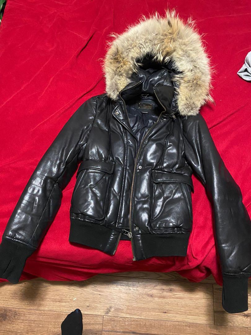 Mackage genuine leather down winter jacket xxs (Category: Clothes) located in Toronto. Submitted by nan12345678 (Listing ID 1051435706, Image 1). Description: Size:xxs Very warm and thick Good condition Real fur .
