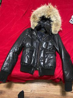 Mackage genuine leather down winter jacket xxs
