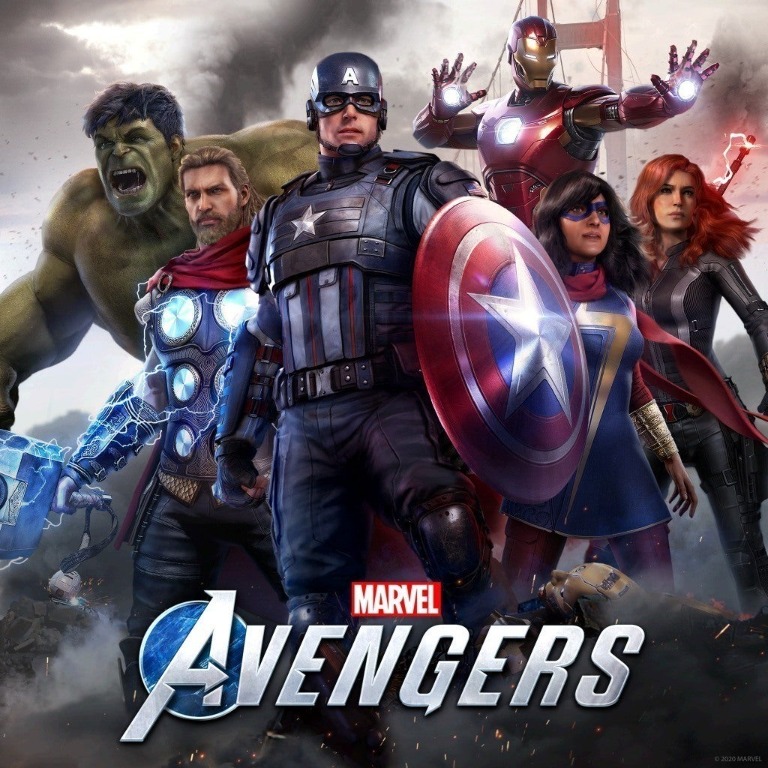 Marvel s Avengers PC Steam Game Super Hero Captain America Iron Man the Hulk Black Widow Thor Video Gaming Video Games Others on Carousell