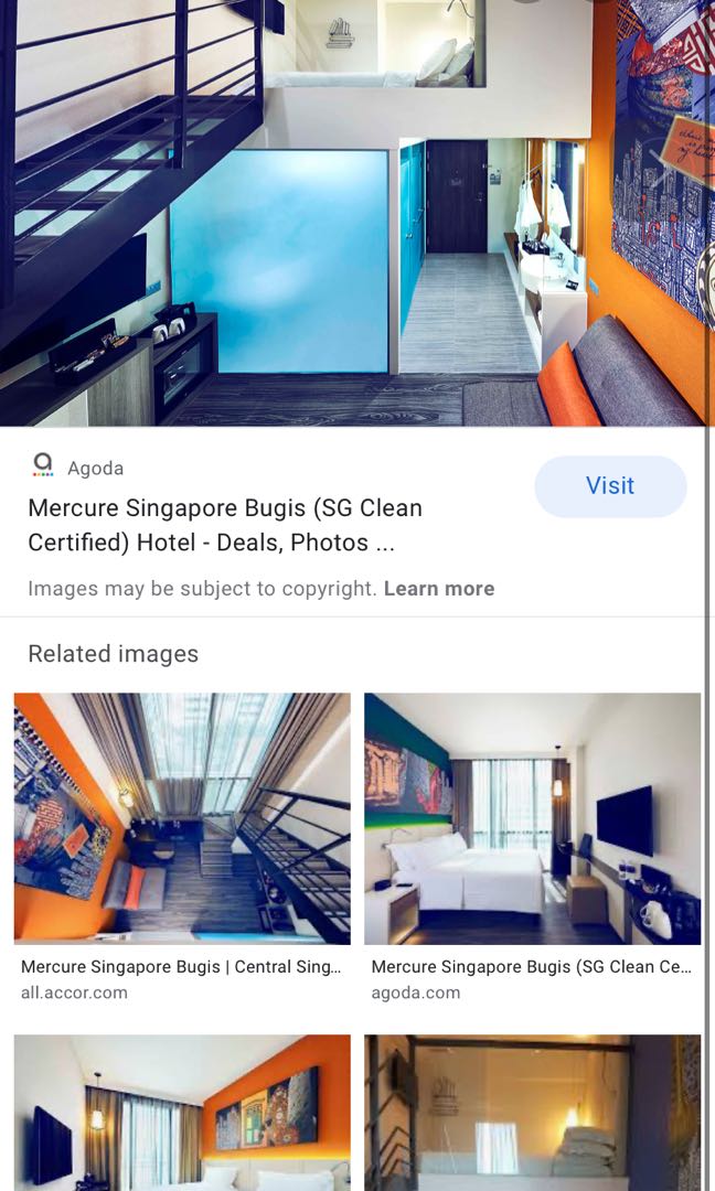 Mercure Bugis Hotel Staycation Entertainment Gift Cards Vouchers On Carousell