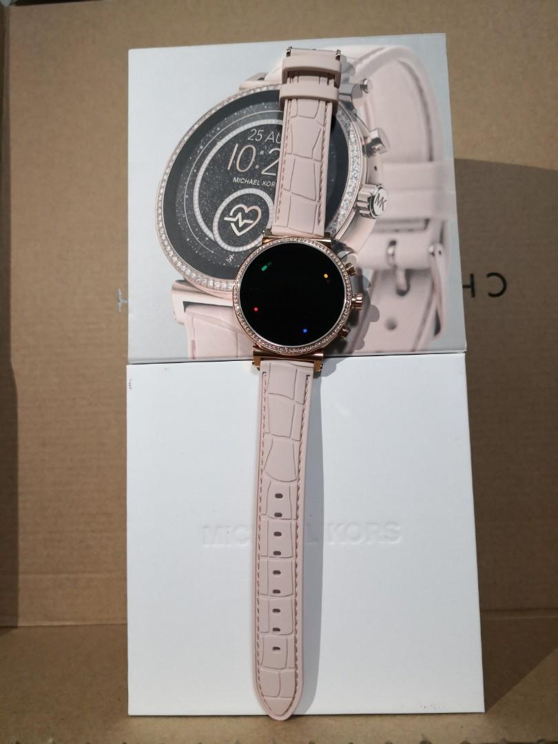 Michael kors smartwatch best sale sofie rose gold