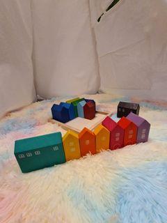 Montessori Learning Nordic Rainbow House Open-ended Toys
