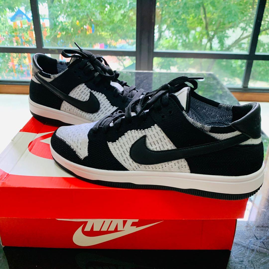nike dunk flyknit oreo