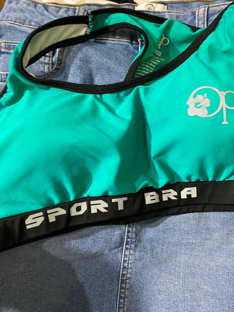 Ocean Pacific Sports Bra (Category: Activewear) located in Pasig City. Submitted by declutterlove (Listing ID 1051575795, Image 3). Description: Used twice Can be used for workout or swimming Fits Medium to Large (disregard the size in tag since overruns sya Medium po ako and it fits perfectly naman pero stratchable pa up to large Very trendy It has a pairing cycling shorts if you are interested :) .