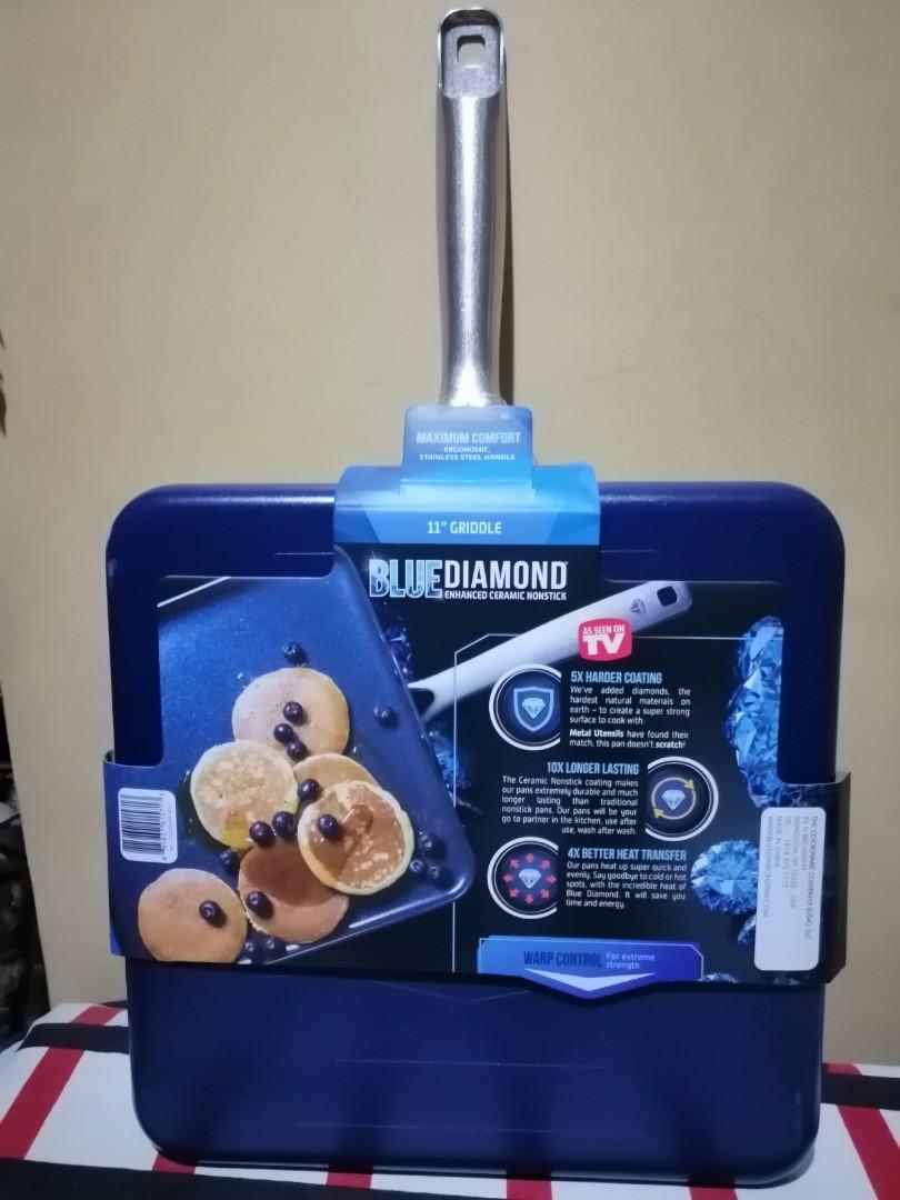 Open square griddle (Category: Cookware & Accessories) located in Bacoor. Submitted by scmom (Listing ID 1051424292, Image 3). Description: Ceramic non stick Toxin free Oven and broiler safe Bought in US 1st & last pix not mine *credit to the owner*.
