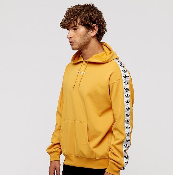 adidas tnt tape hoodie yellow