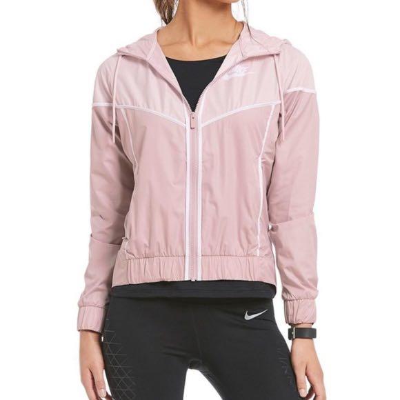 long pink nike jacket