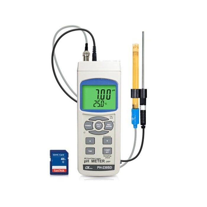 pH Meter, Datalogger, ORP Meter, Digital pH Meter, Lutron, PH230SD