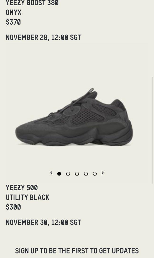 yeezy 500 30 november