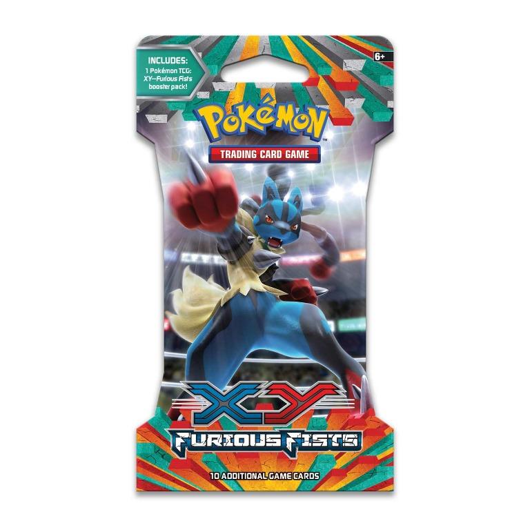 Furious Fists Sleeved Booster Pack Brand New Sealed Pokemon Xy Pokemon Trading Card Game Cards Merchandise Lenka Creations Pokemon Sealed Booster Packs