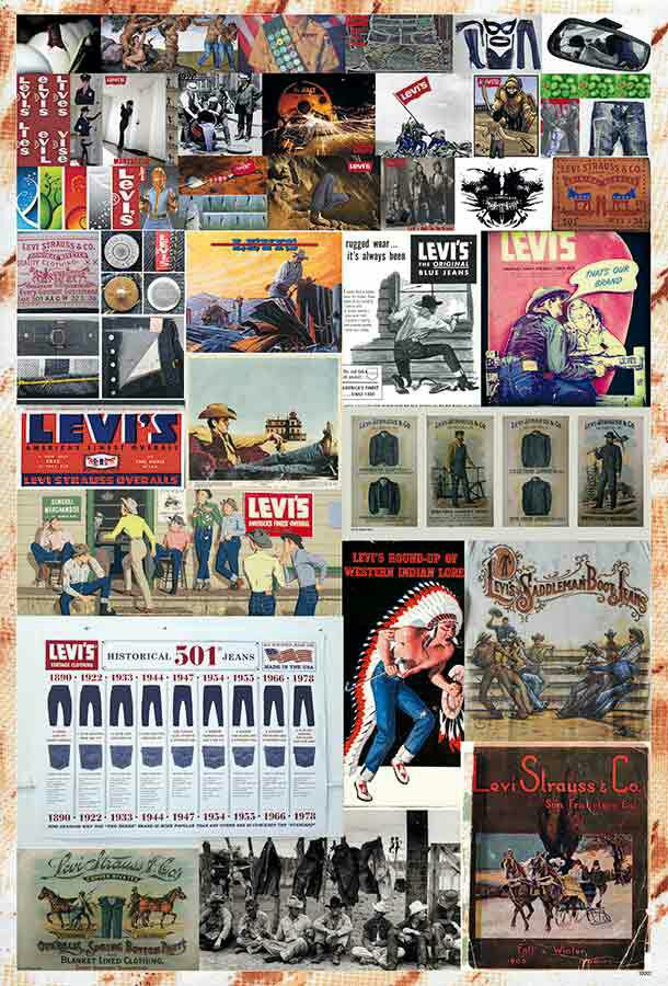 Vintage levis cheap poster