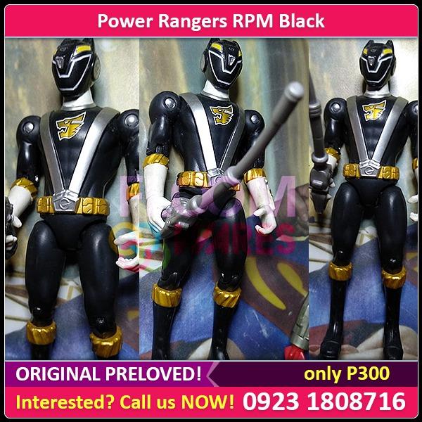 Power Rangers RPM Black, Hobbies & Toys, Toys & Games on Carousell