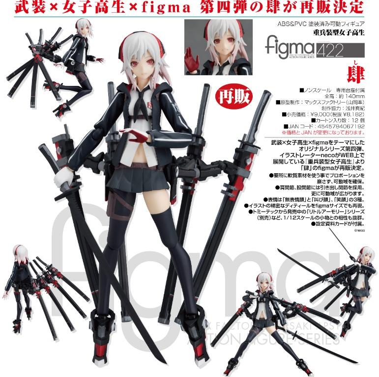預購Pre-Order】 MaxFactory Figma 422 肆(重兵装型女子高生