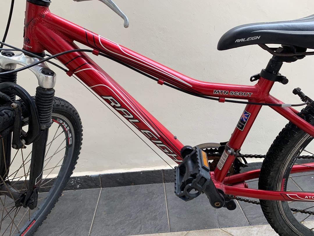 Raleigh Mtn Scout Kids Bicycle Sports Equipment Bicycles Parts Bicycles on Carousell
