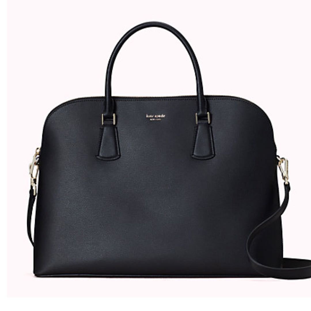 LAST PIECE INSTOCK Kate Spade Sylvia Universal Slim Laptop Bag Handbag Satchel Work Bag Crossbody Slingbag Black Women s Fashion Bags Wallets Cross body Bags on Carousell
