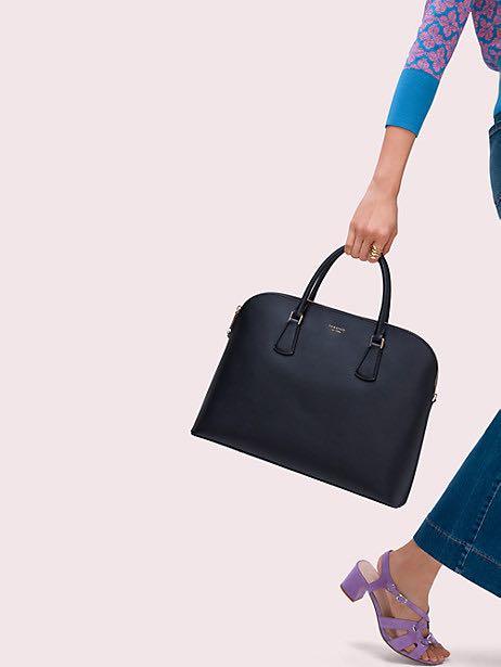 LAST PIECE INSTOCK Kate Spade Sylvia Universal Slim Laptop Bag Handbag Satchel Work Bag Crossbody Slingbag Black Women s Fashion Bags Wallets Cross body Bags on Carousell