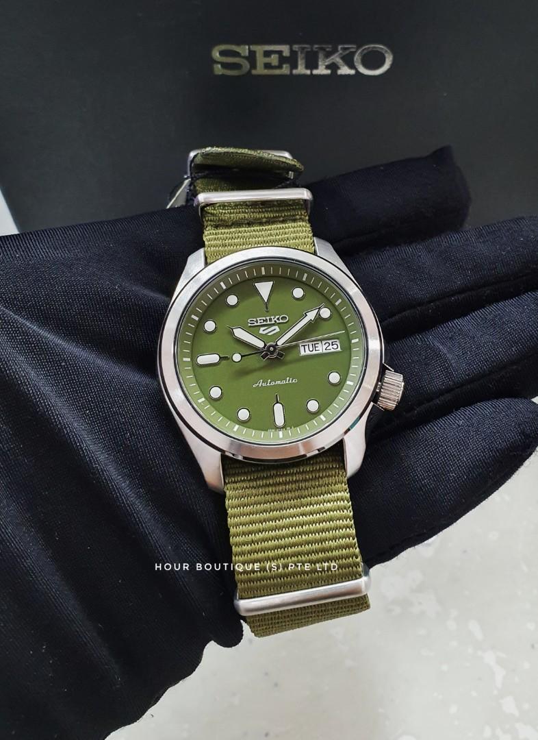 Seiko 5 Superman Logo Military Green Dial Mens Automatic Casual Watch  SRPE65 SRPE65K1, Men's Fashion, Watches & Accessories, Watches on Carousell
