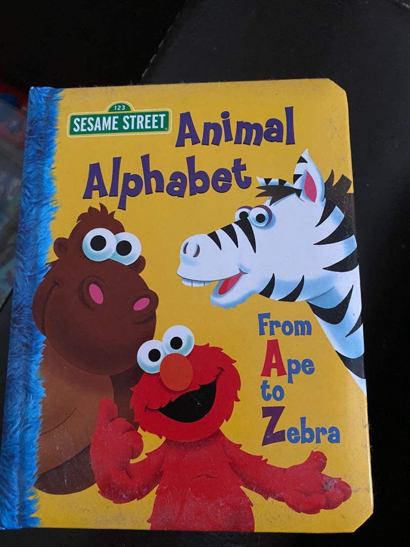 Sesame Street Animal Alphabet book, ,  & ,  - Carousell