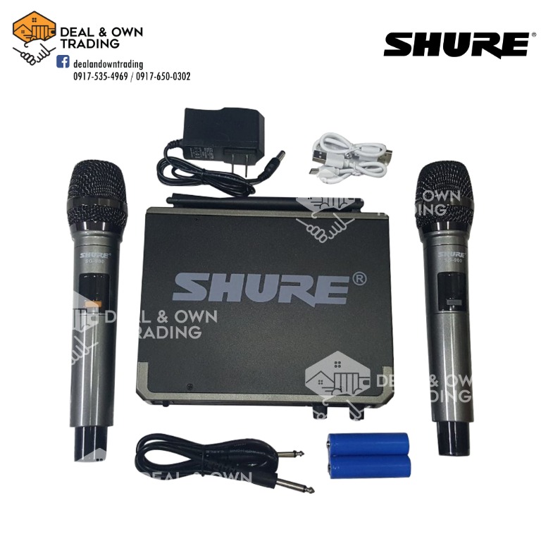 Shure SG900 2 Channel UHF Professional Wireless Microphone System with