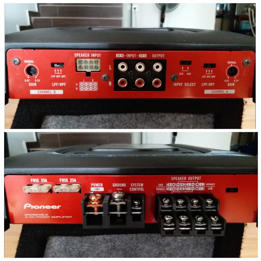 SONY & PIONEER Amplifier and Subwoofer, Audio, Soundbars, Speakers