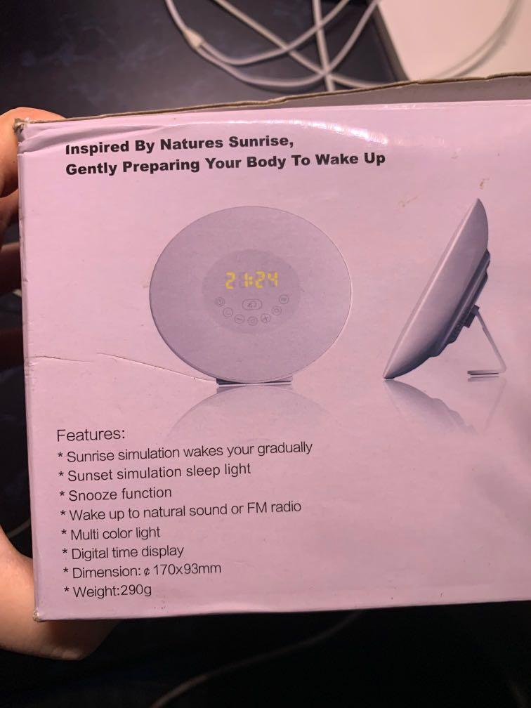 Sunlight alarm clock, Furniture & Home Living, Home Decor, Clocks on