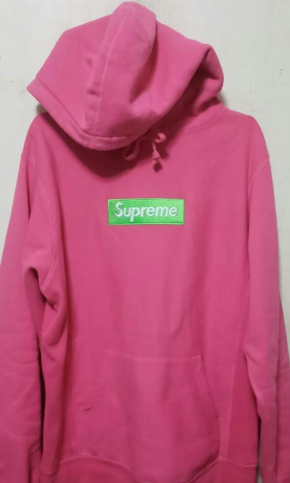 Magenta best sale supreme hoodie
