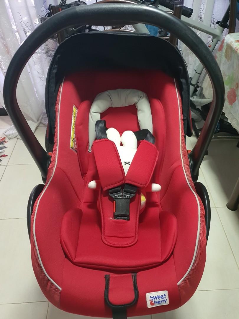 car seat baby sweet cherry