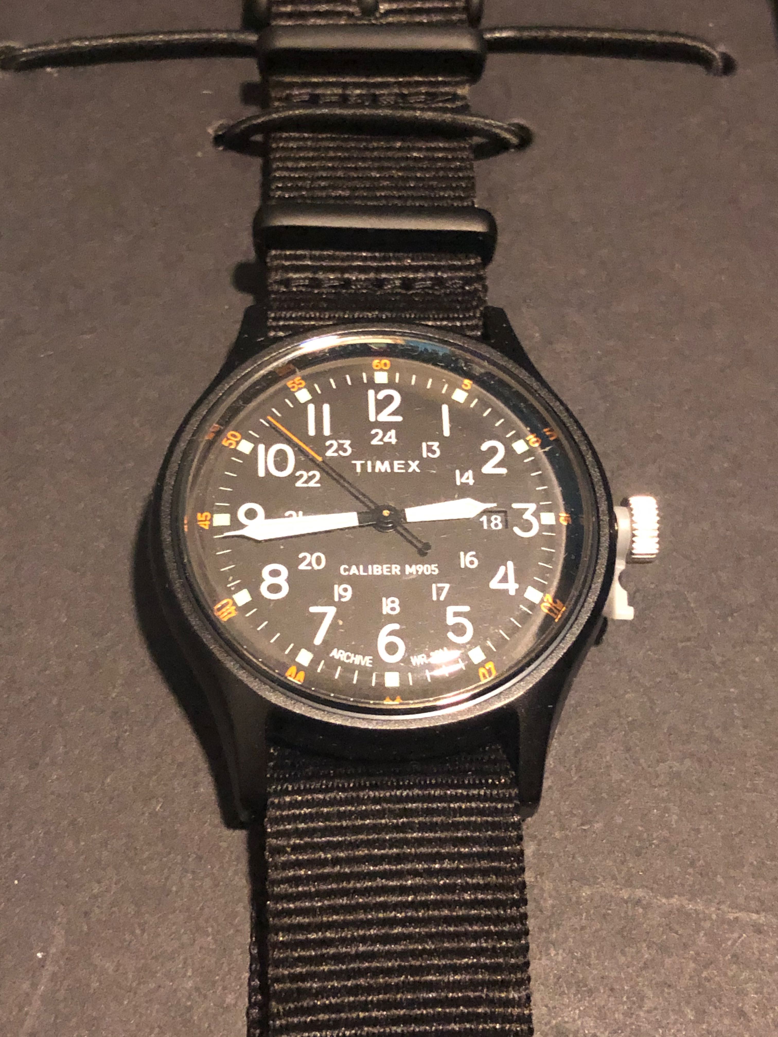 Timex on sale caliber m905
