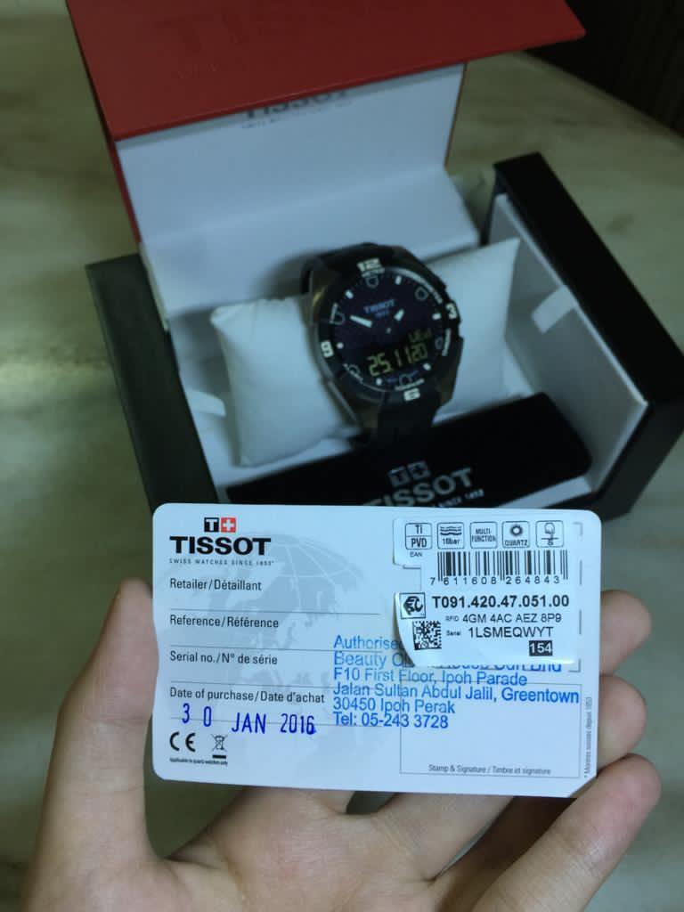 Tissot T Touch Expert Solar authentic from boutique